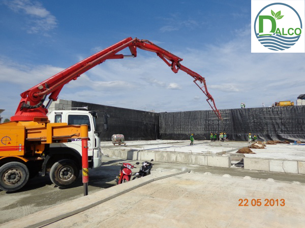 Construction of Foam Concrete for IPTD at Da Nang Airport