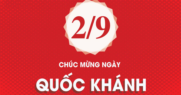 Thông báo nghỉ lễ Quốc Khánh 2/9/2022